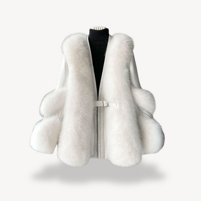 Luxurious Fake Fur Winter Coat for Ladies
