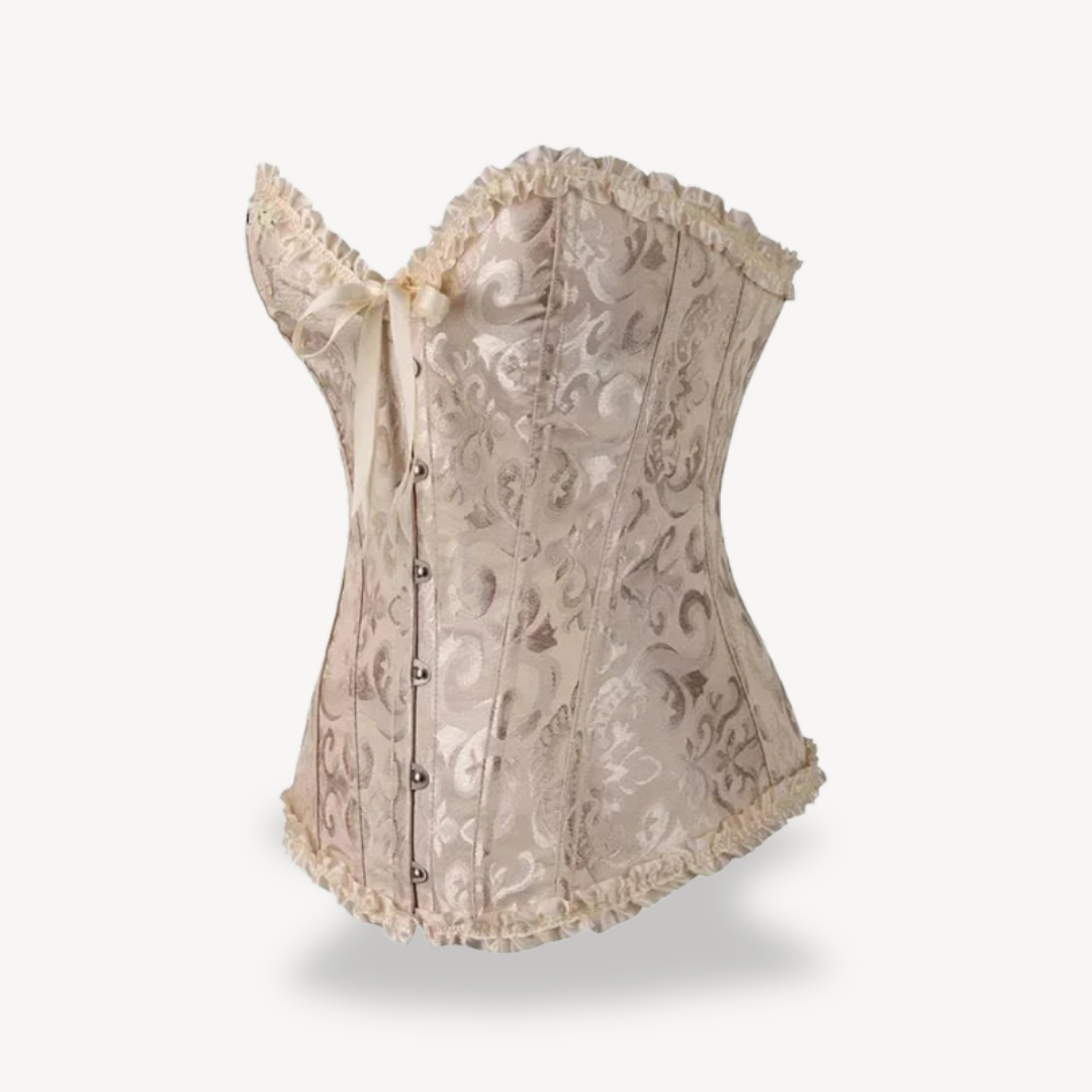 Ladies' Silk Tie Front Bustier Top