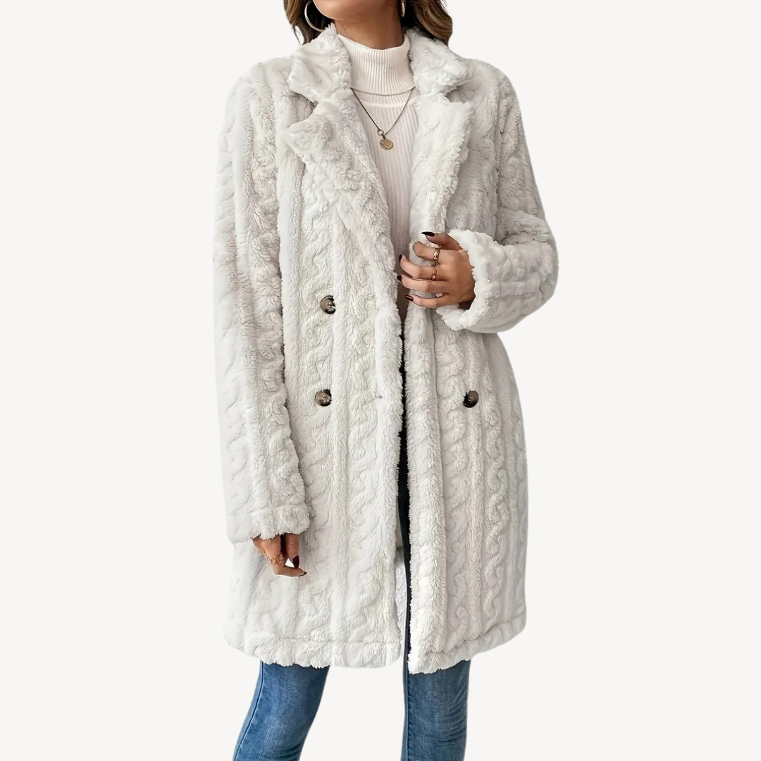 Luxurious Fake Fur Winter Coat