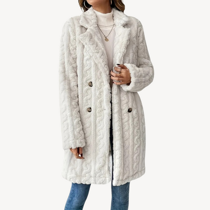 Luxurious Fake Fur Winter Coat