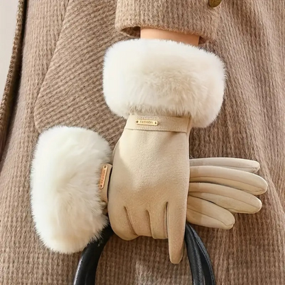 Warm Fleece Lined Women's Winter Gloves