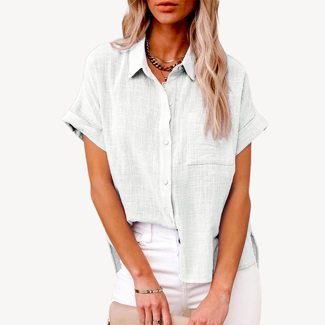 Casual Summer Linen Top