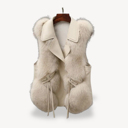 Plush Fleece Lined Vest for Ladies