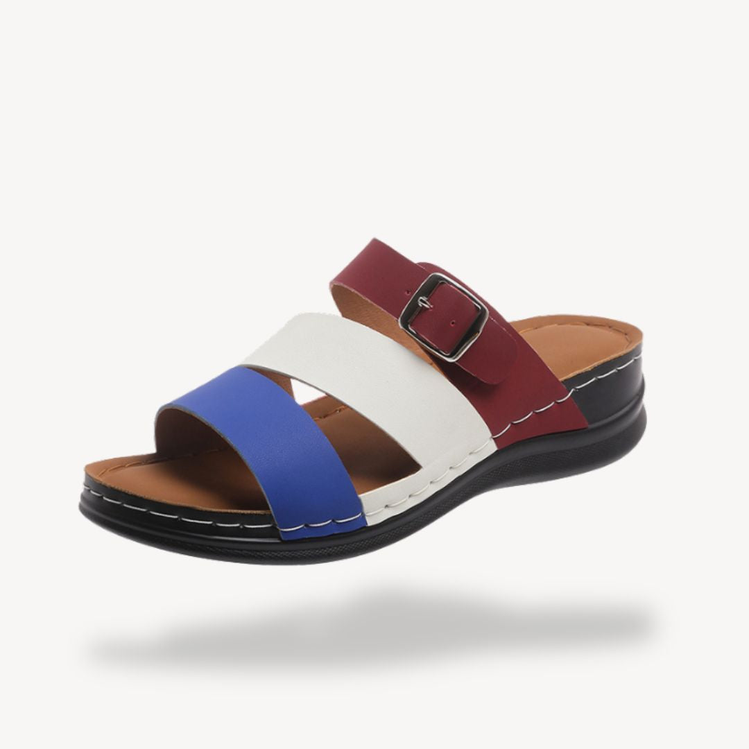 Vibrant Comfortable Leather Walking Sandals