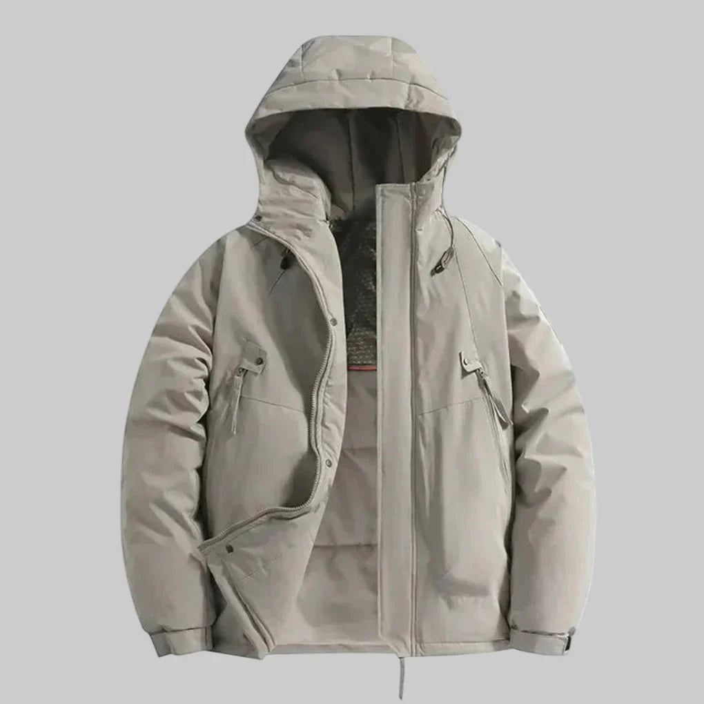 Warm Waterproof Hooded Coat - OutfitLondon