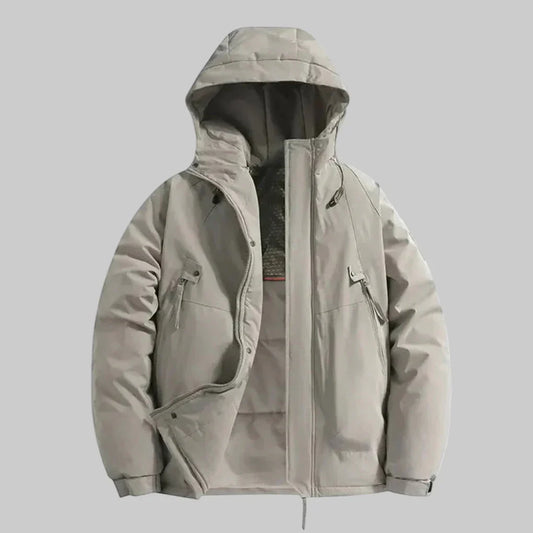 Warm Waterproof Hooded Coat - OutfitLondon