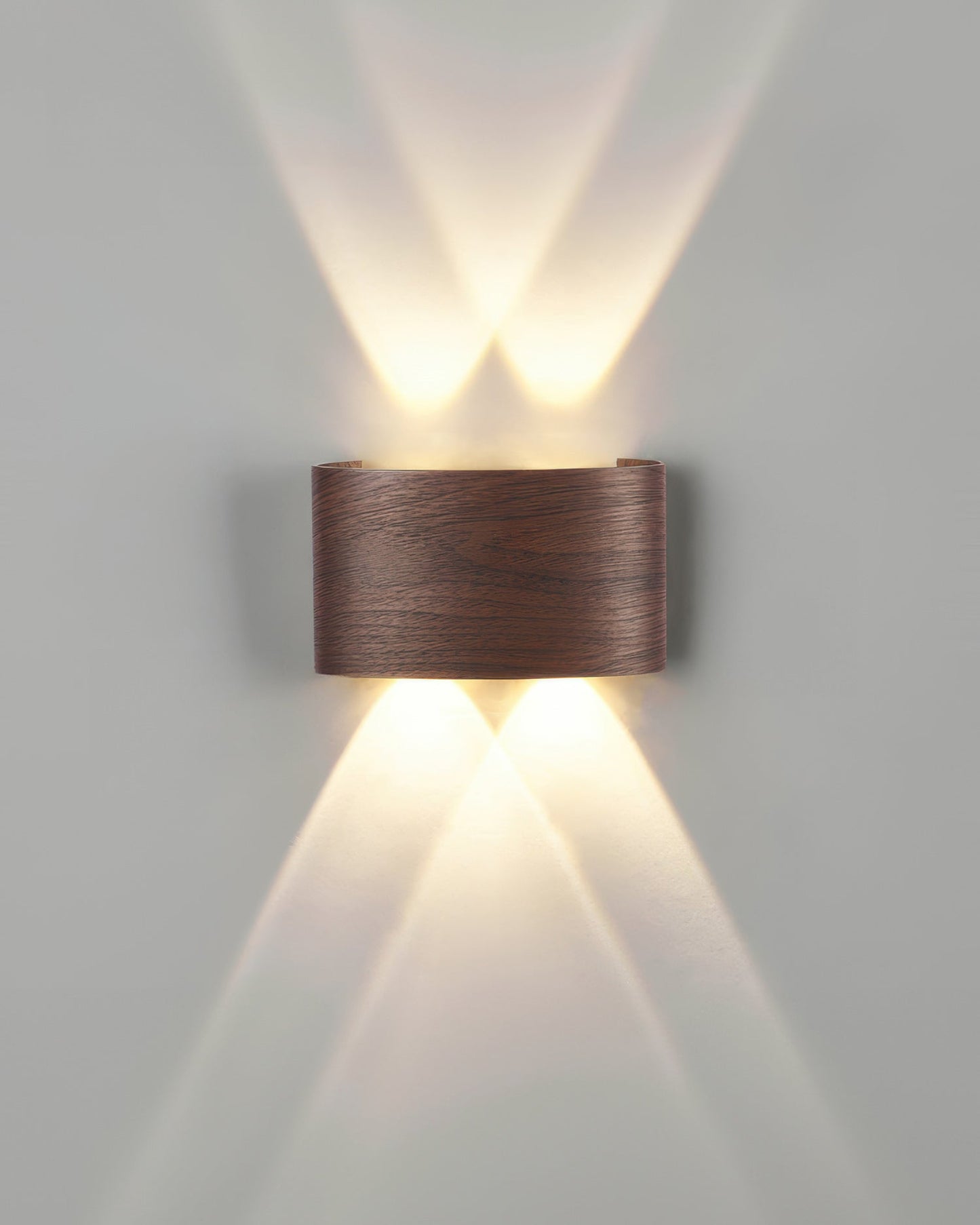 Outdoor Weatherproof Wooden LED Wall Lamp