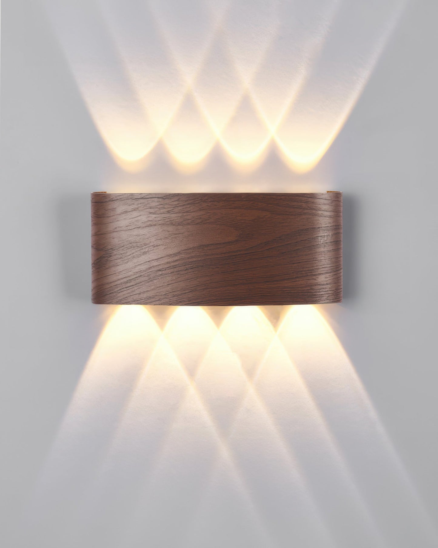 Outdoor Weatherproof Wooden LED Wall Lamp