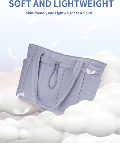 Insulated Water Bottle Tote Bag with Laptop Compartment