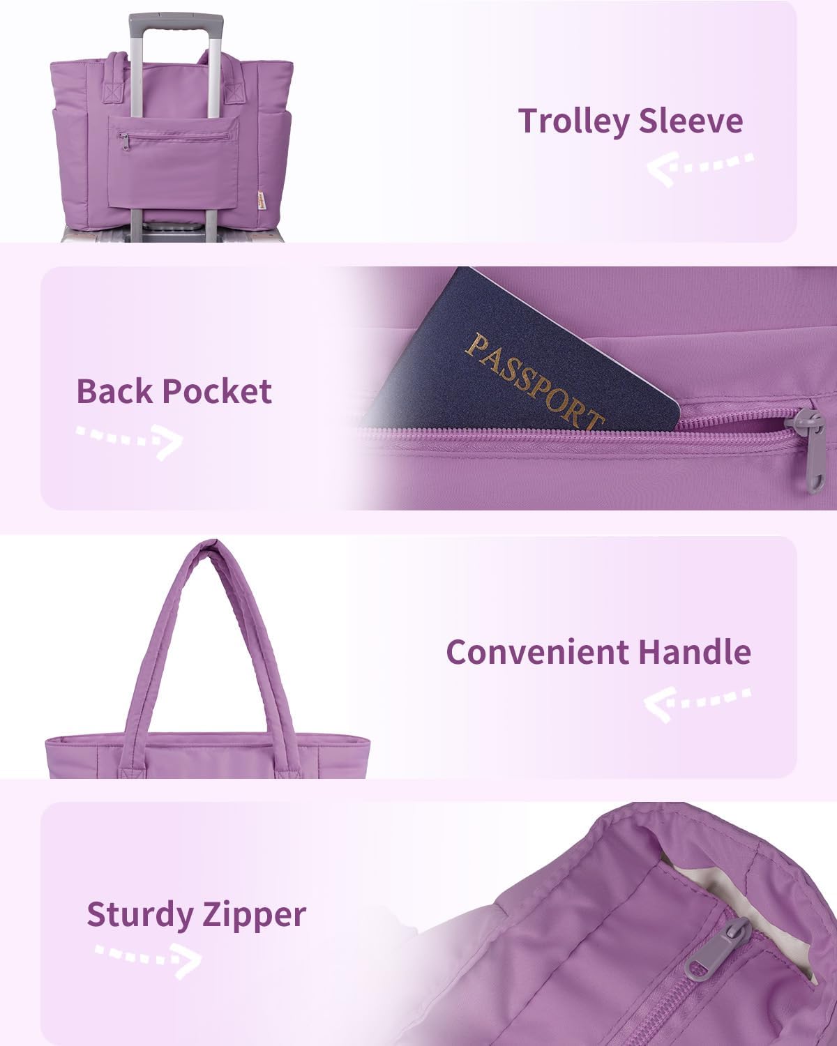 Insulated Water Bottle Tote Bag with Laptop Compartment
