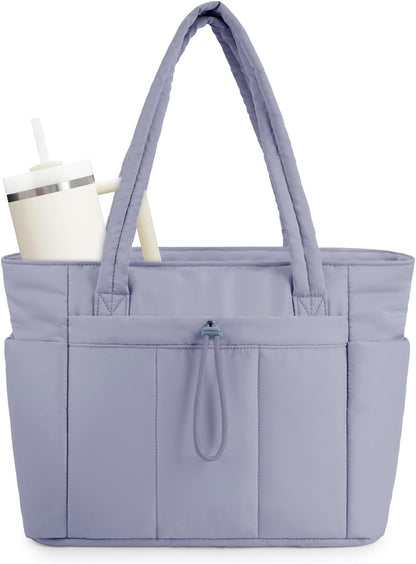 Insulated Water Bottle Tote Bag with Laptop Compartment