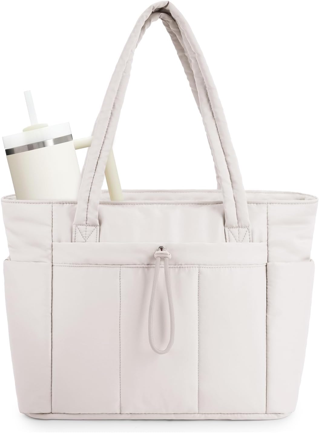 Insulated Water Bottle Tote Bag with Laptop Compartment - OutfitLondon