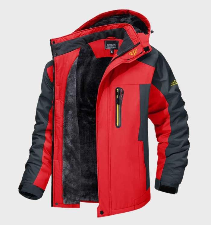 Insulated Water Resistant Mens Fleece Hoodie Jacket