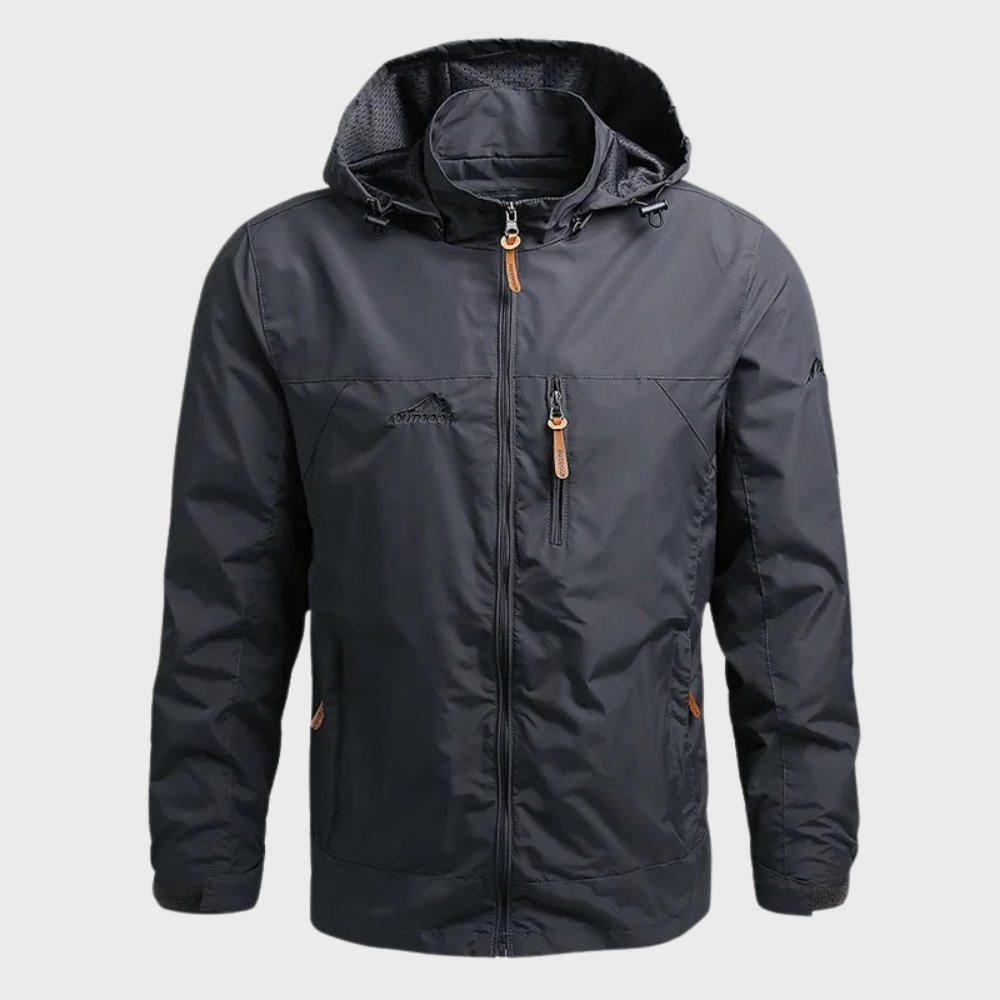 Waterproof Men's Insulated Zip Up Hoodie Jacket