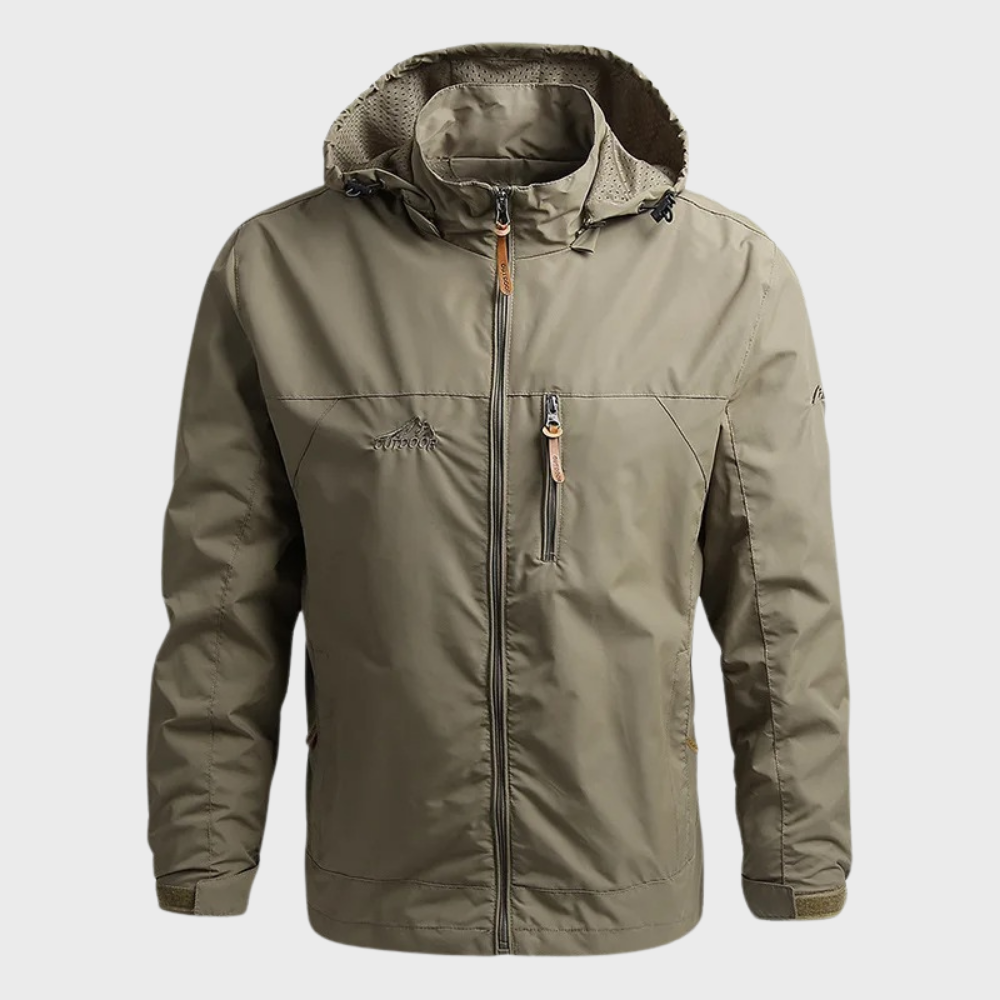 Waterproof Men's Insulated Zip Up Hoodie Jacket