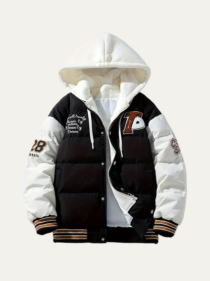 Warm Waterproof Padded Hoodie Jacket