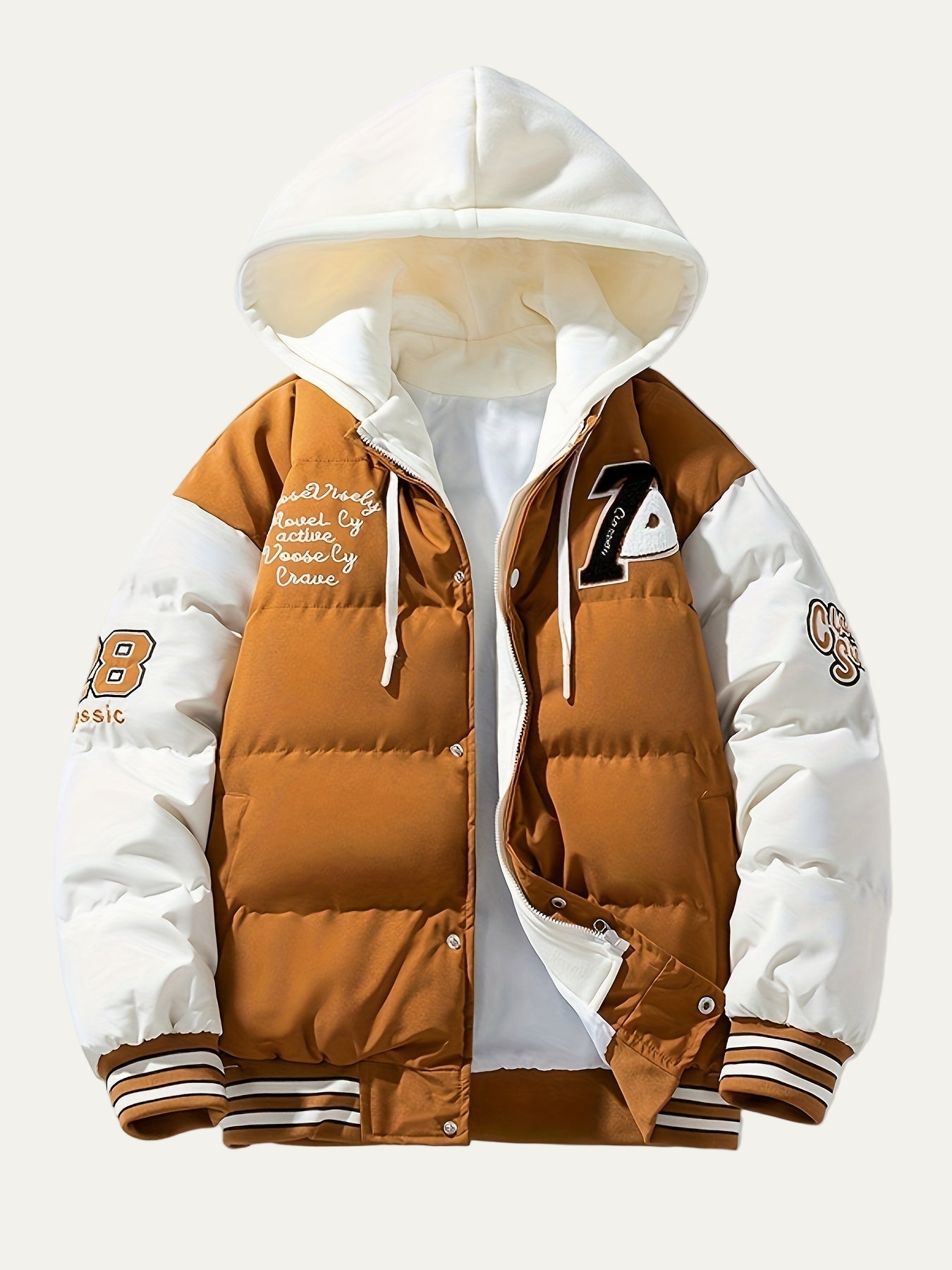 Warm Waterproof Padded Hoodie Jacket