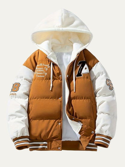 Warm Waterproof Padded Hoodie Jacket