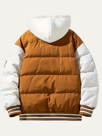 Warm Waterproof Padded Hoodie Jacket