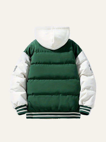 Warm Waterproof Padded Hoodie Jacket