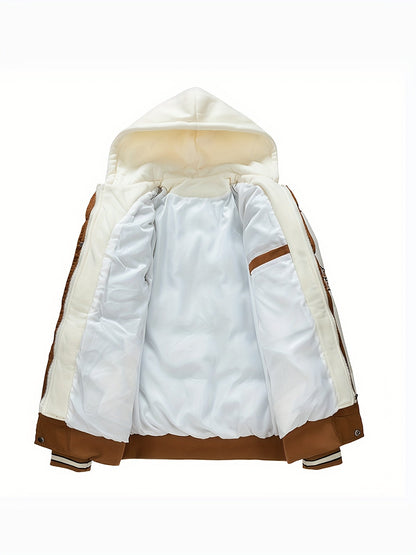 Warm Waterproof Padded Hoodie Jacket