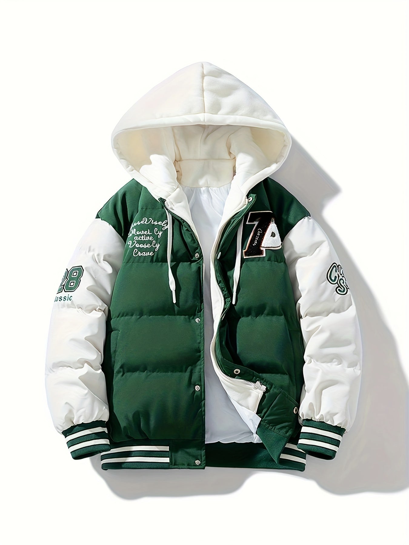Cozy Mens Down Parka Jacket with Hood - OutfitLondon