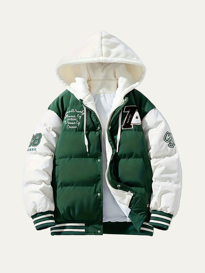 Warm Waterproof Padded Hoodie Jacket - OutfitLondon