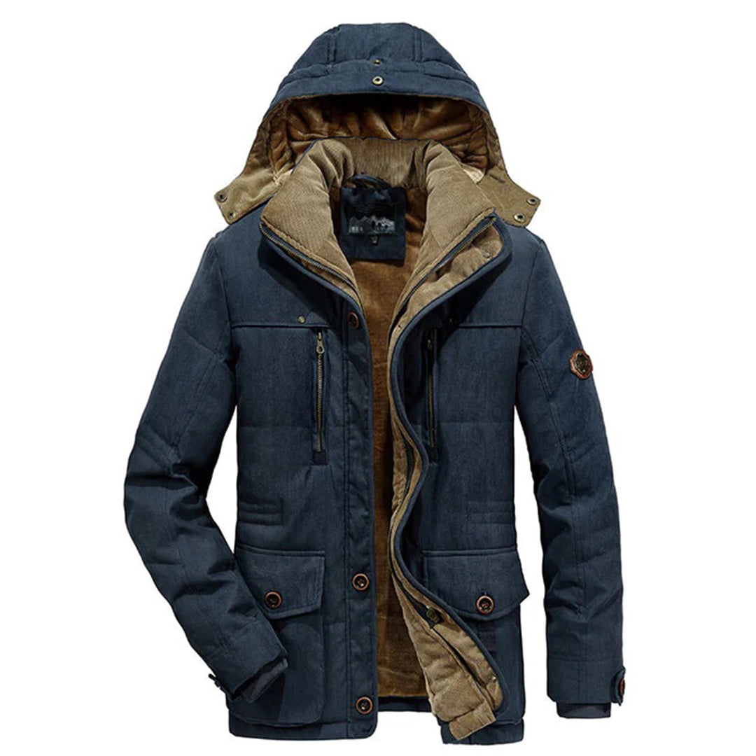 Thermal Mens Fleece Lined Parka Jacket