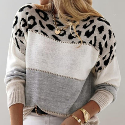 Cozy Animal Print Ladies Sienna Sweater