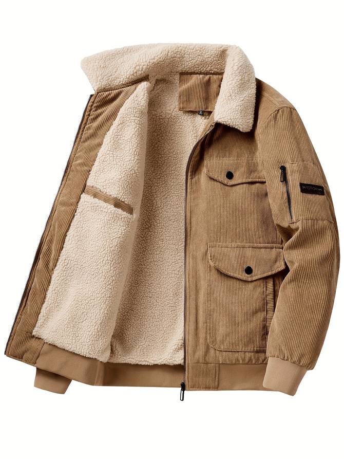 Insulated Men's Cold Weather Coat