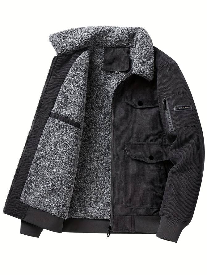 Insulated Men's Cold Weather Coat
