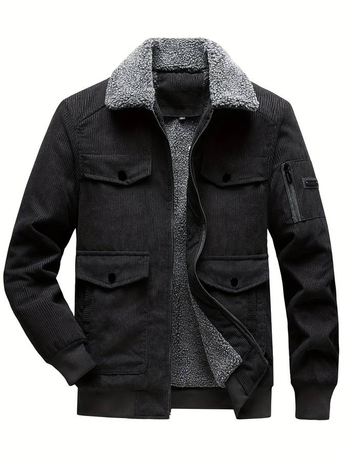 Insulated Men's Cold Weather Coat