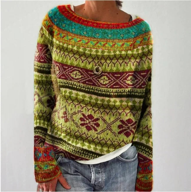 Cozy Ladies Sweatshirt with Fashionable Touch