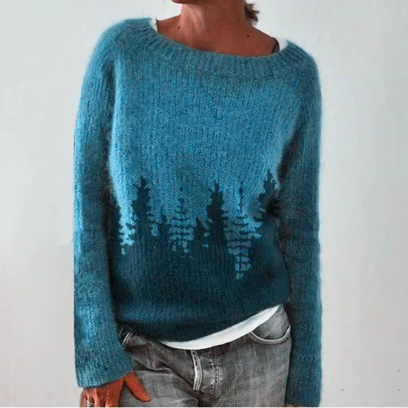 Cozy Ladies Sweatshirt with Fashionable Touch
