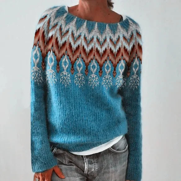 Cozy Ladies Sweatshirt with Fashionable Touch