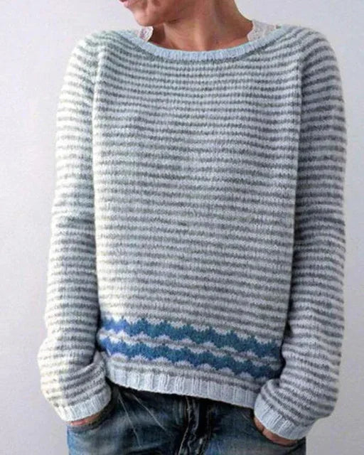 Cozy Ladies Sweatshirt with Fashionable Touch