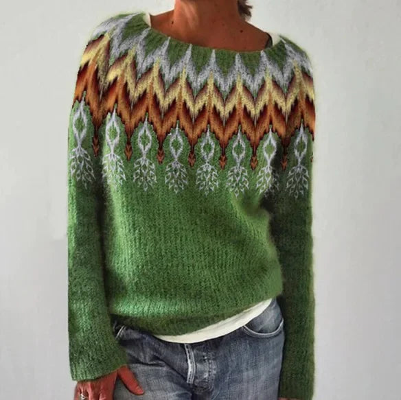 Cozy Ladies Sweatshirt with Fashionable Touch