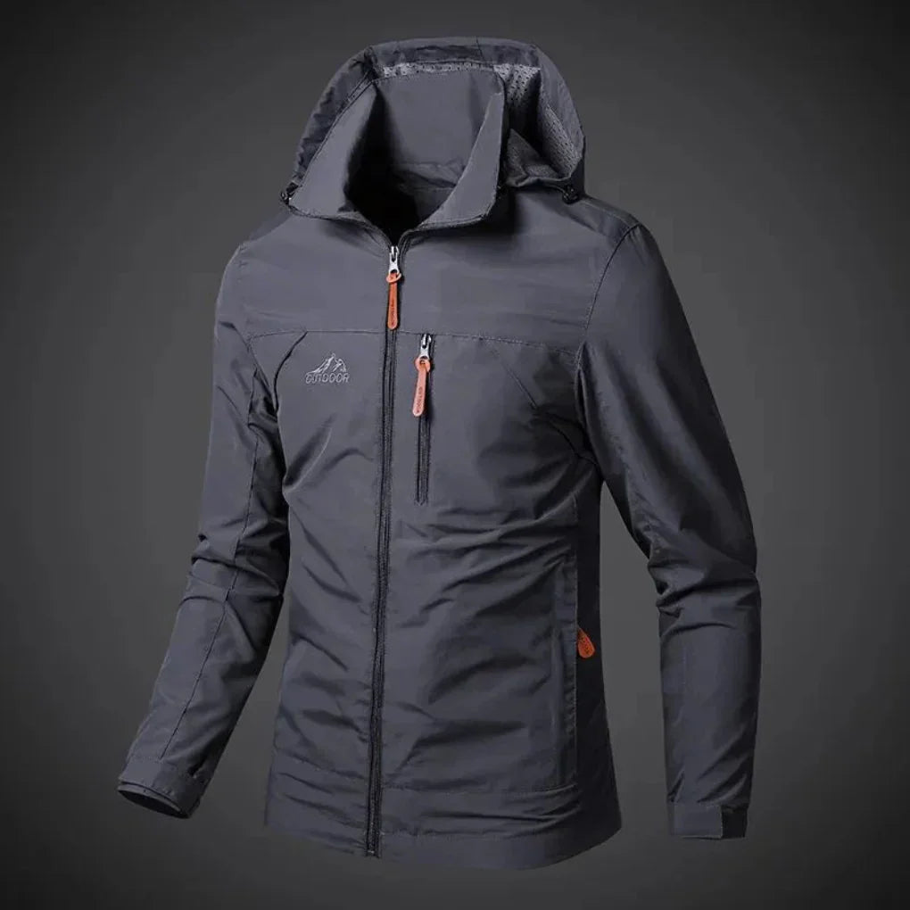 Breathable Men's Rain Windbreaker Coat