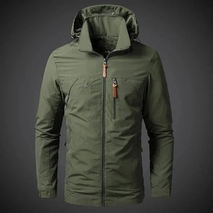 Breathable Men's Rain Windbreaker Coat - OutfitLondon