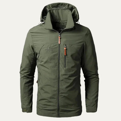 Waterproof Men's Army Wind Jacket - OutfitLondon