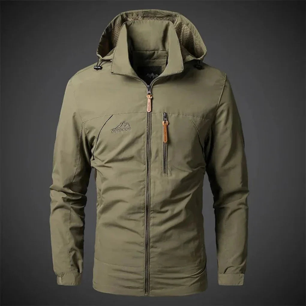 Breathable Men's Rain Windbreaker Coat