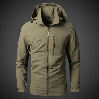 Breathable Men's Rain Windbreaker Coat