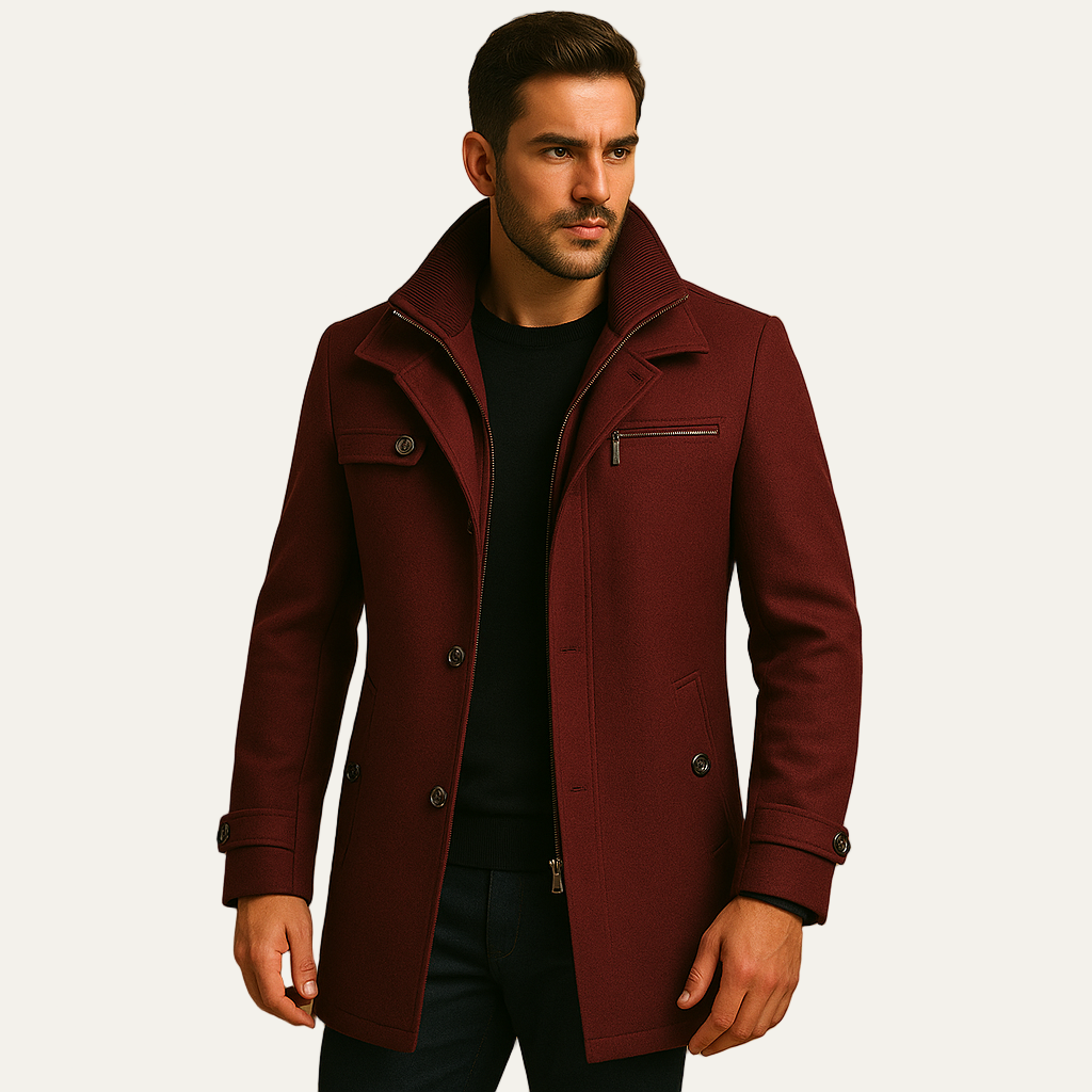 Warm Men's DownFilled Long Parka Jacket