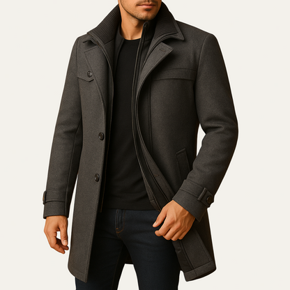 Warm Men's DownFilled Long Parka Jacket