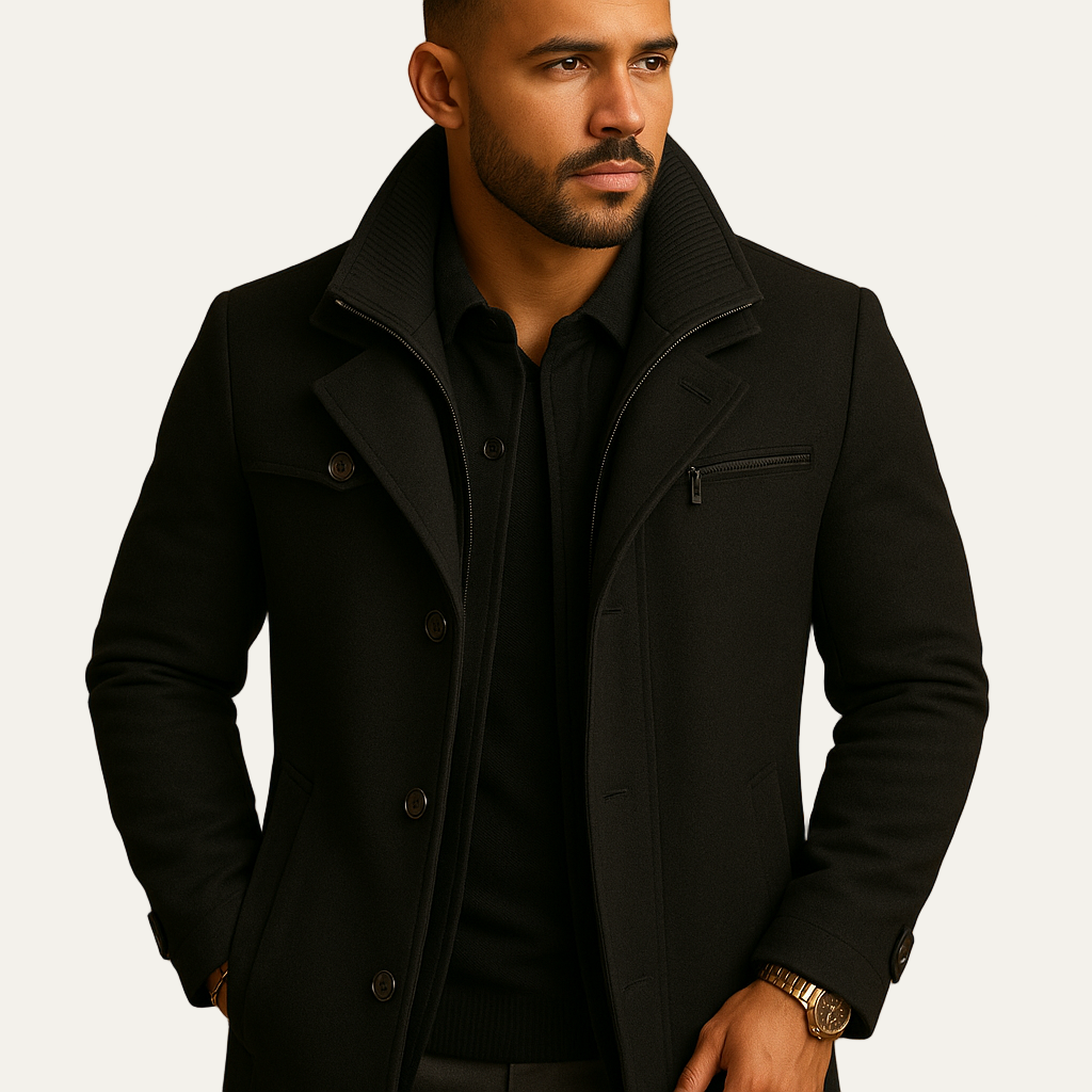 Warm Men's DownFilled Long Parka Jacket