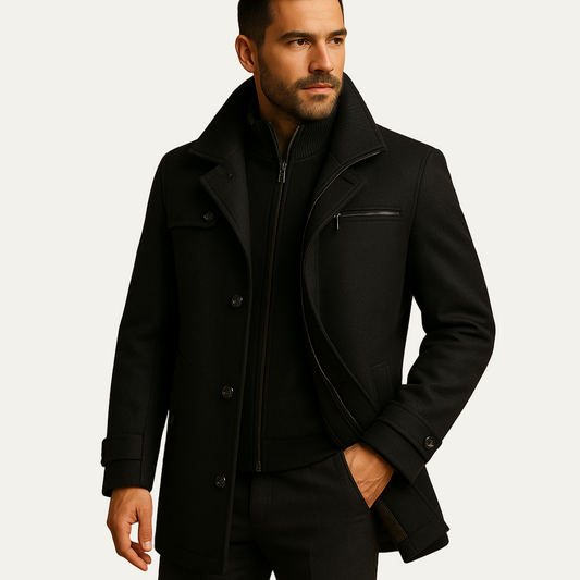 Warm Men's DownFilled Long Parka Jacket - OutfitLondon
