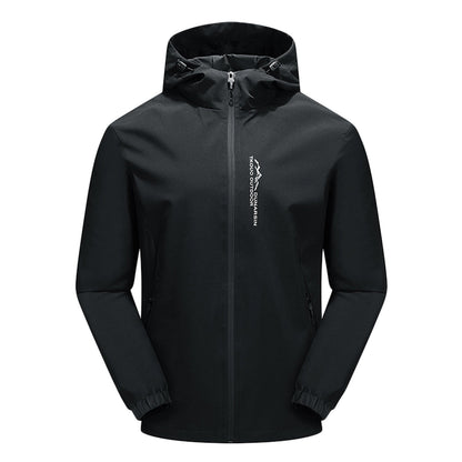 Waterproof and Breathable Hiking Coat with Hood