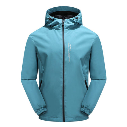 Waterproof and Breathable Hiking Coat with Hood
