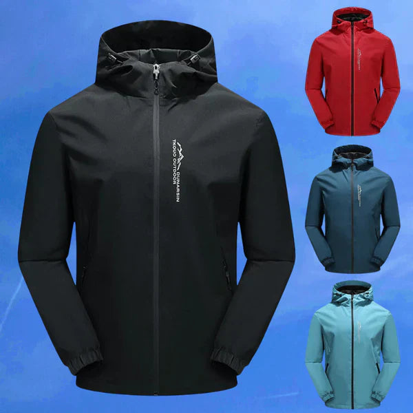 Waterproof and Breathable Hiking Coat with Hood