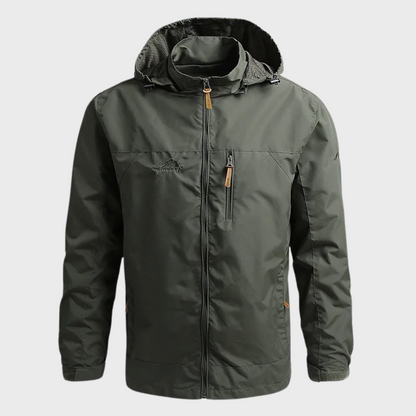 Breathable Men's Rain Jacket - ElementShield